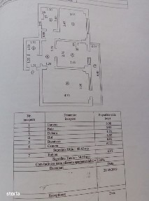 - Apartament 2 camere 54mp, Etaj 1, zona Radu Negru