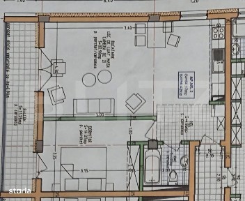Apartament de vanzare Bloc nou - 2 camere, 56,42mp utili