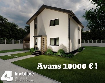 Casă nouă, AVANS DOAR 10000 EURO ! Cartier Athena, comision 0%