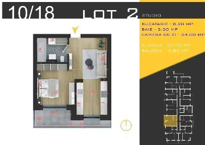 Apartament 2 Camere Decomandat Spatios I Metrou Teclu I Bloc Nou