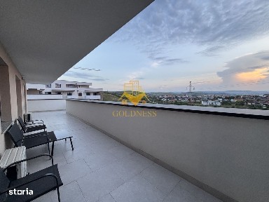 3 camere, modern, parcare, prima închiriere, terasă 46 mp, totul nou