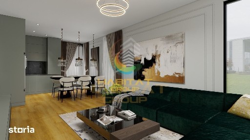 Casa superba 4 camere, teren 415 mp- ansamblu nou- Berceni/Vidra
