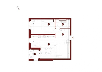 Apartament Via Carmina, de la dezvoltator avans 5%