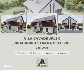 Laterala de Triplex /Bragadiru-Topaz/4 camere