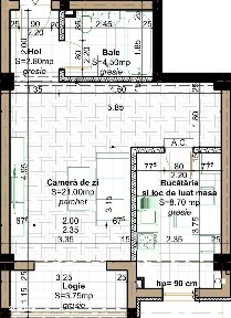 Apartament 1 camera, 41 mp, Valea Lupului - Popas Pacurari