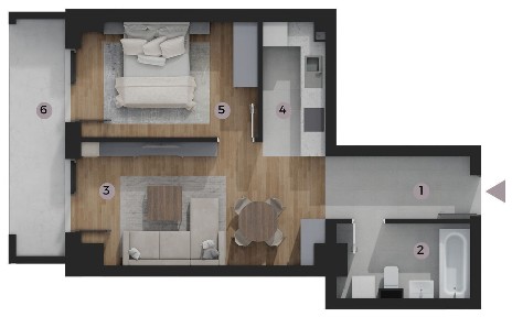 Apartament 2 camere decomandat, bloc nou TATARASI, finisaje premium !