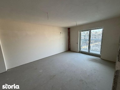 Apartament cu 2 camere, 44,59 mp, semifinisat, balcon 12 mp, Zona Sopo