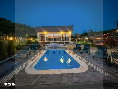 Casa exclusivista cu piscina, 150mp, teren 1500mp, zona Somesu Rece