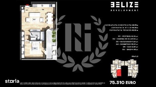 APARTAMENT 2 CAMERE Zonă verde Pădurea Cernica