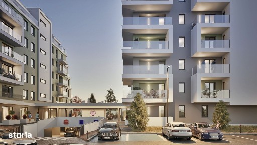 Apartament spațios, 3 camere, cartier privat