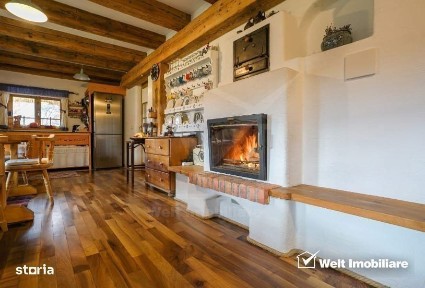 Casa rustica, exclusivista, 5 camere, 170 mp utili, 550 mp teren, Sali