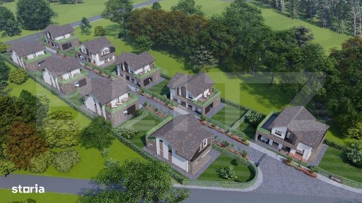 Ansamblu rezidential de 7 case individuale, zona rezidentiala Moara