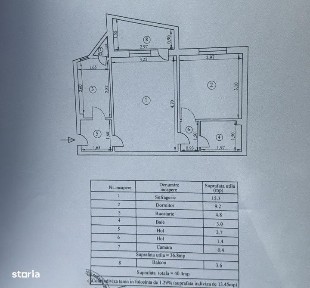 Apartament 2 camere confort 2 (sup. totala 40,4 mp), Viziru 1.