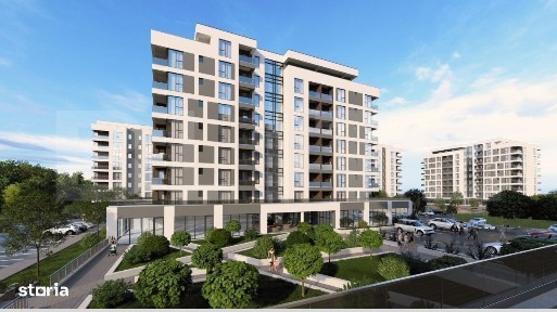 Apartament 3 camere, 61 mp, cu terasa de 77 mp, plata la dezvoltator