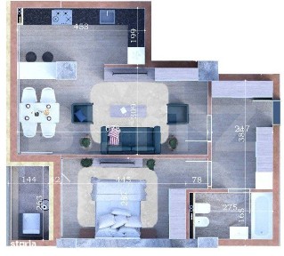 Apartament de vanzare, cu 1 camera, 50 mp, zona Aleea Sadoveanu