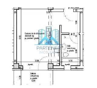 FINALIZAT!Parcare intabulata!Apart. 1 camera,32 mp,Pacurari-Rediu