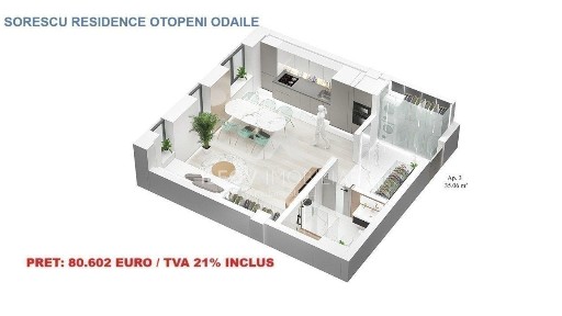 Sorescu Residence - Studio confort 1, bloc cochet cu lift