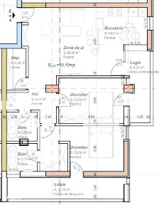 Apartament 3 camere, 99 mp utili,terasa de 43 mp, zona Aradului