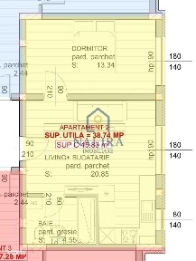 Apartament cu 2 camere de vanzare in bloc nou Centrul Vechi