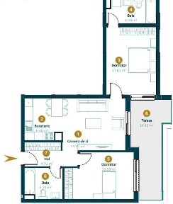 Oportunitate! Apartament 3 camere bloc nou zona Intre Lacuri