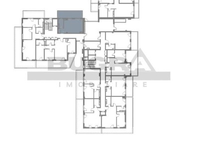 Apartament 1 camera, 39 mp, terasa gazon 23 mp, garaj, zona C. Coposu