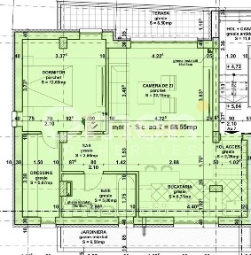 Apartament modern cu 2 camere si parcare, situat in bloc nou, zona Lam
