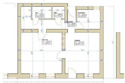Casa cu 2 camere in Centru pretabila pentru investitie Cluj Napoca