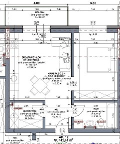 Apartament 2 camere, finisat, terasa generoasa, Beta Residence