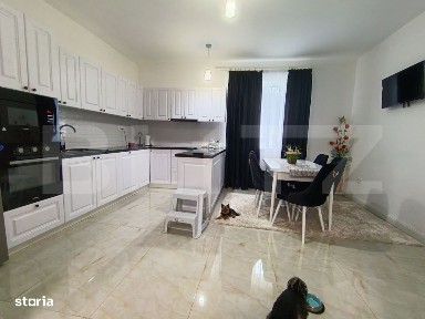 Casa ultra finisata si mobilata cu 3 camere 1 living si o terasa gener