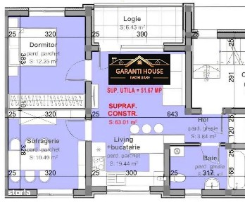 Comision 0%, Bloc nou, apartament 3 camere + parcare inclusa, 83 500€