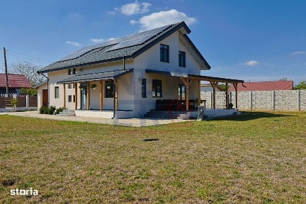 De vanzare vila moderna 5 camere, teren 1.100mp - Moara Vlasiei, Ilfov