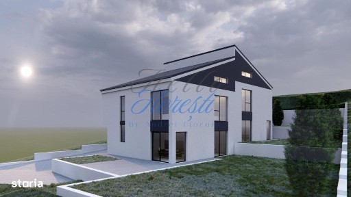 Casa tip duplex, 4 camere Semifinisat + 2 Parcari, 120mp |Dezmir| Cluj