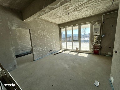 Apartament de 2 camere semifinisat, CF, 53,45 mp, terasa 60,31 mp, zo