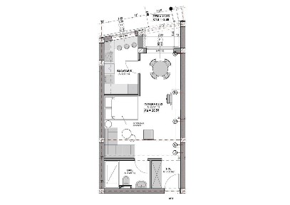 Apartament tip studio modern, 36.5 mp utili + balcon, zona linistita