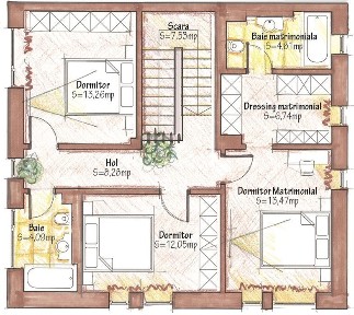Direct proprietar vand duplex finisat lux la cheie in spate la Jysk