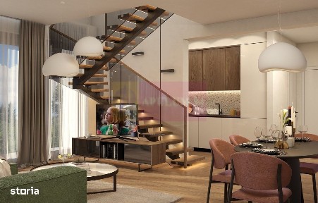 Apartament cu 3 camere cu finisaje de LUX in Sinaia la etaj + mansarda