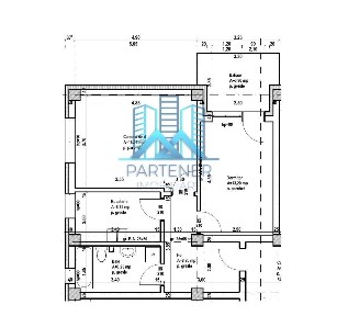 GRADINA 40 mp!Parcare intabulata!Apart. 2 camere,65 mp,Pacurari-Rediu