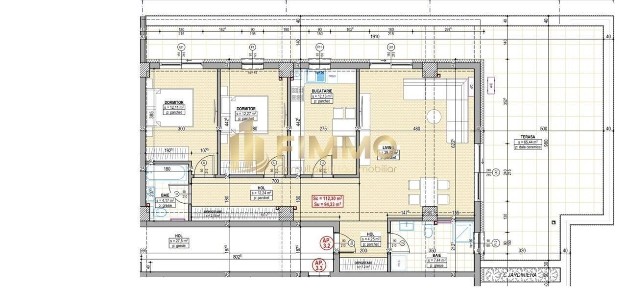 Penthouse | 112mp | Terasa 65,4mp | Traian Vuia | ID:1157