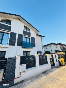 Vila duplex de inchiriat, Otopeni, central, prima chirie, totul nou