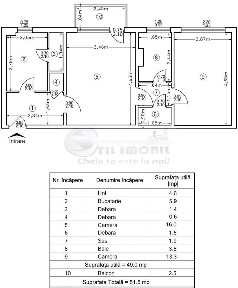 Apartament 2 camere, etaj 4/4, Cantemir - FĂRĂ RISC, Direct PROPRIETAR