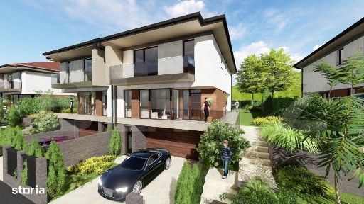 Casa moderna 185 mp ansamblu premium, garaj dublu, Dambul Rotund