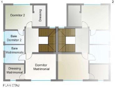 Duplex c1 modern de vanzare, 151,64 mp, in Faget