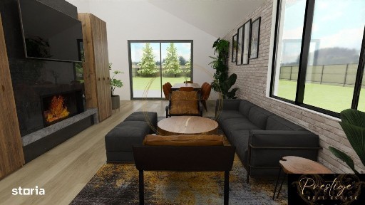 Casa individuala 1 nivel, teren 900 mp, 107 mp utili, 4 cam, com. Jucu