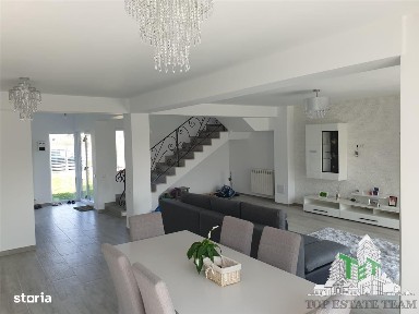 Vila lux 4 camere incalzire pardoseala cu terasa mare langa Soseaua de