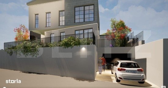 Casa individuala cu 4 camere, garaj, 180 mp, panorama deosebita, zona