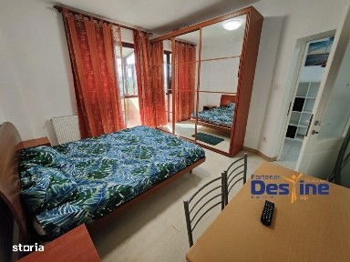 Chirie Apartament 1C mobilat utilat baie cu geam balcon Tudor Neculai