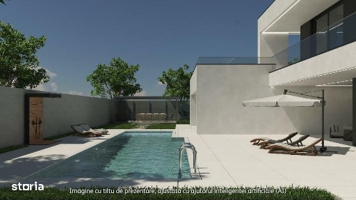 Casa de lux moderna cu 12 camere si piscina - Design minimalist inspir