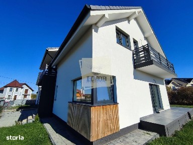 Casa moderna 5 camere teren 490 mp terasa acopertia in Cristian