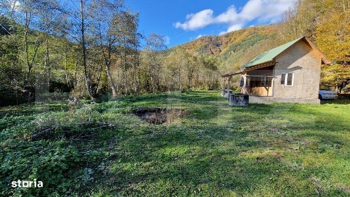 Teren extravilan de 1000mp, cabana, acces direct la parau, zona Lacul