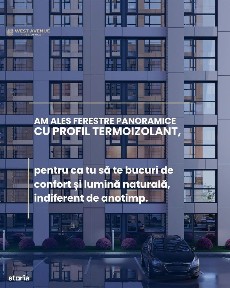 Apartament 3 camere - gated community, Militari Residence West Avenue